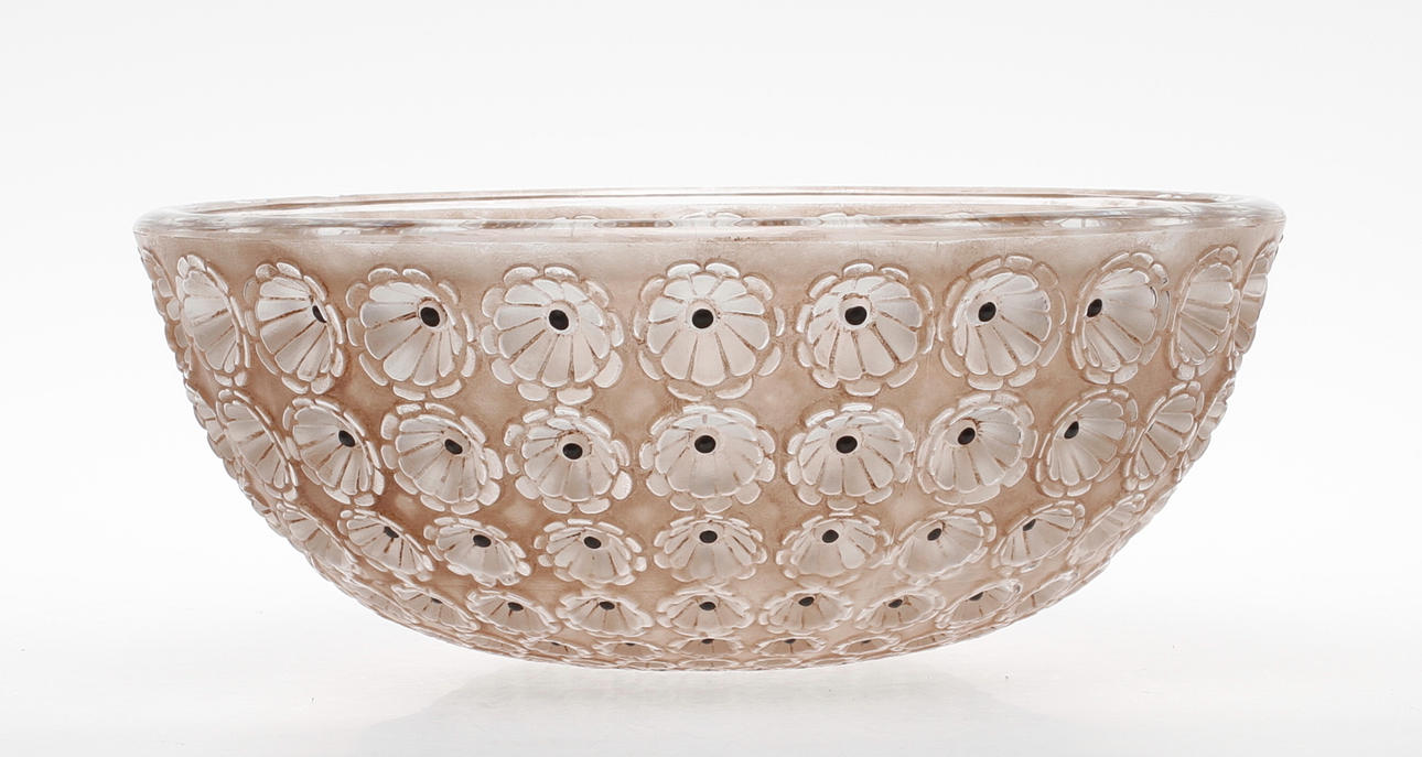 SKÅL, Lalique, Frankrike . "Nemours", glas.