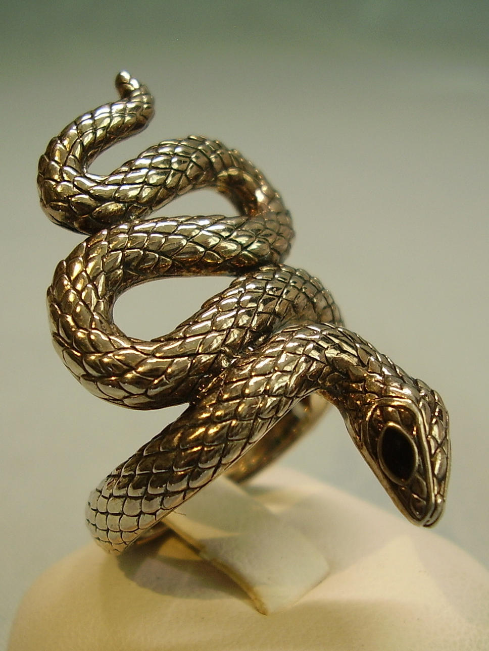 SCHLANGEN RING, Silber, Snake-Ring.