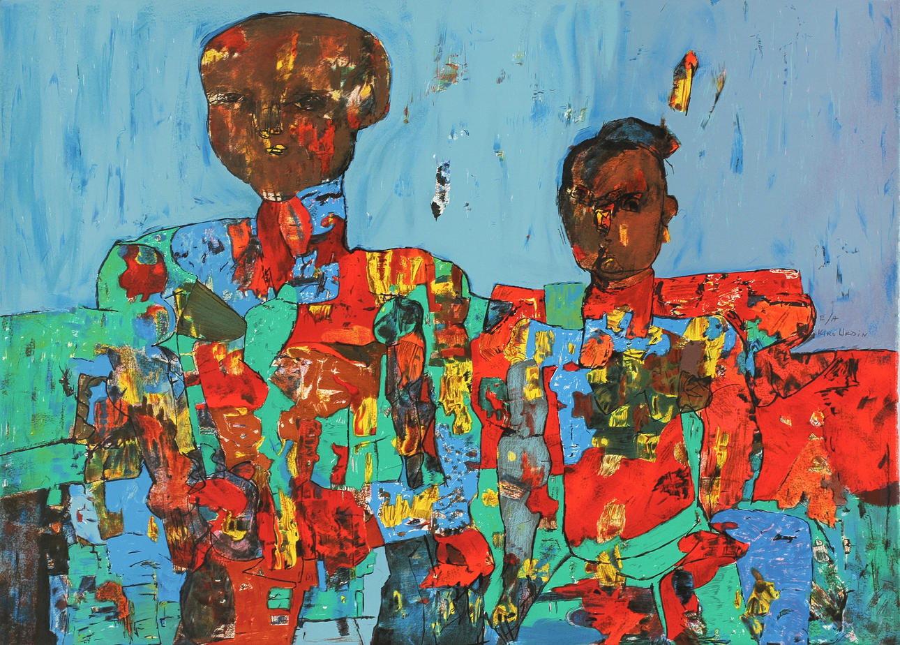 KIRO URDIN. Färglitografi, signerad, EA.