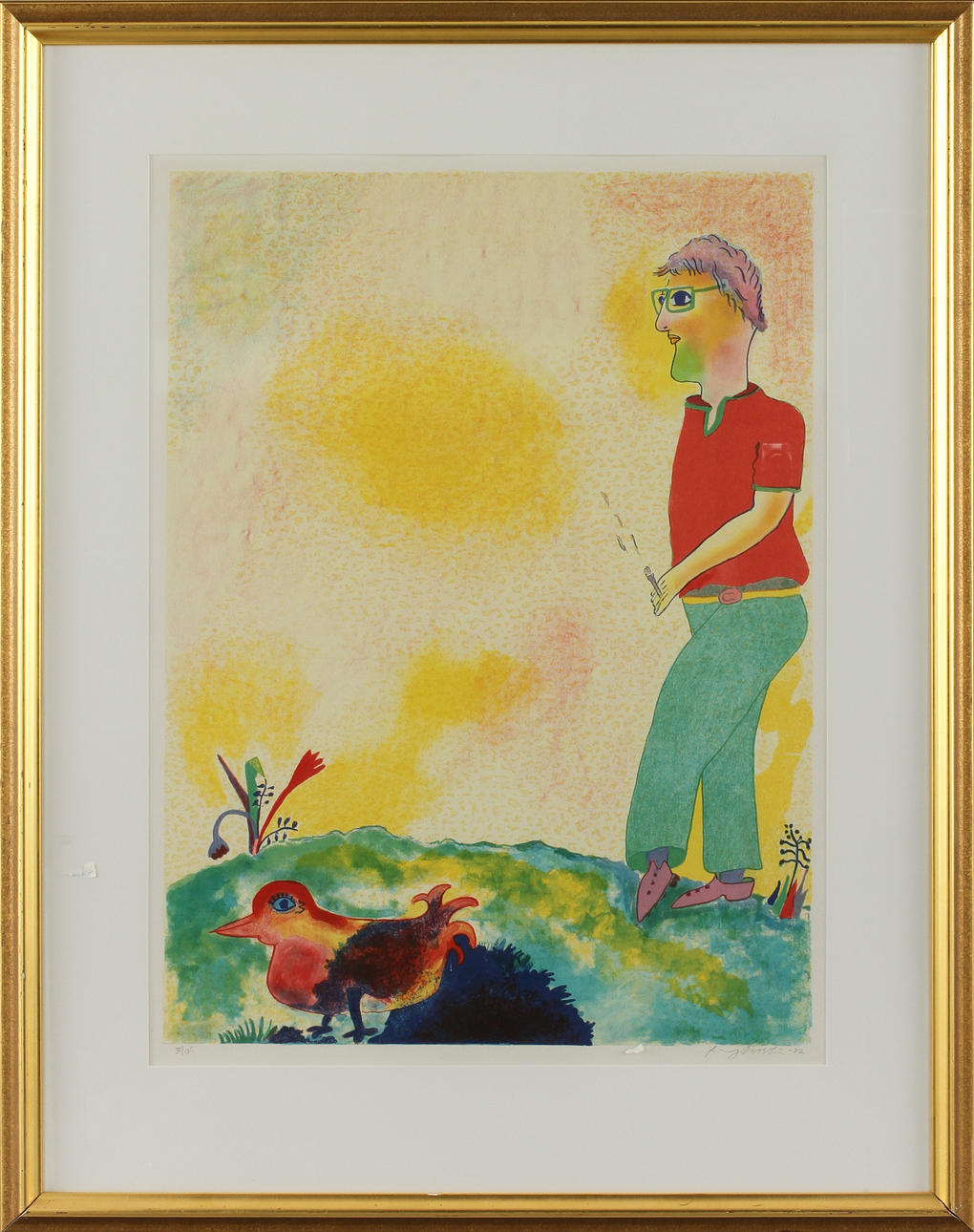 JOHNNY FORSSTRÖM. Färglitografi, signerad och numrerad 38/125.