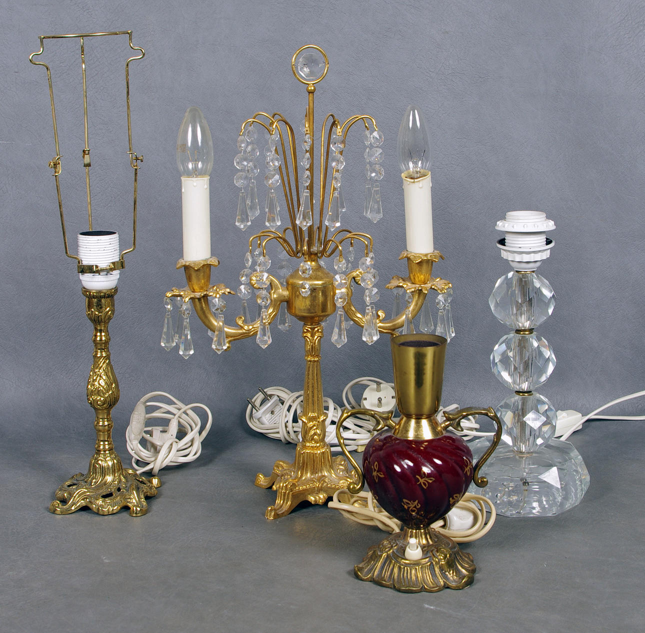 BORDSLAMPOR, 4 stycken.