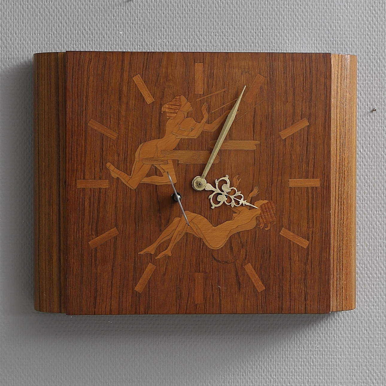 VÄGGUR, Mjölby intarsia, 1930-tal.