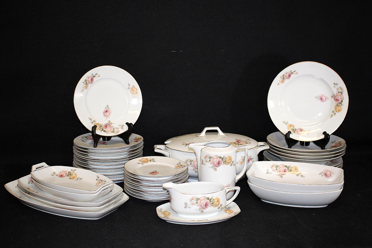 SERVICETEILE, THOMAS BAVARIA, Modell 2893, 39 Teile.