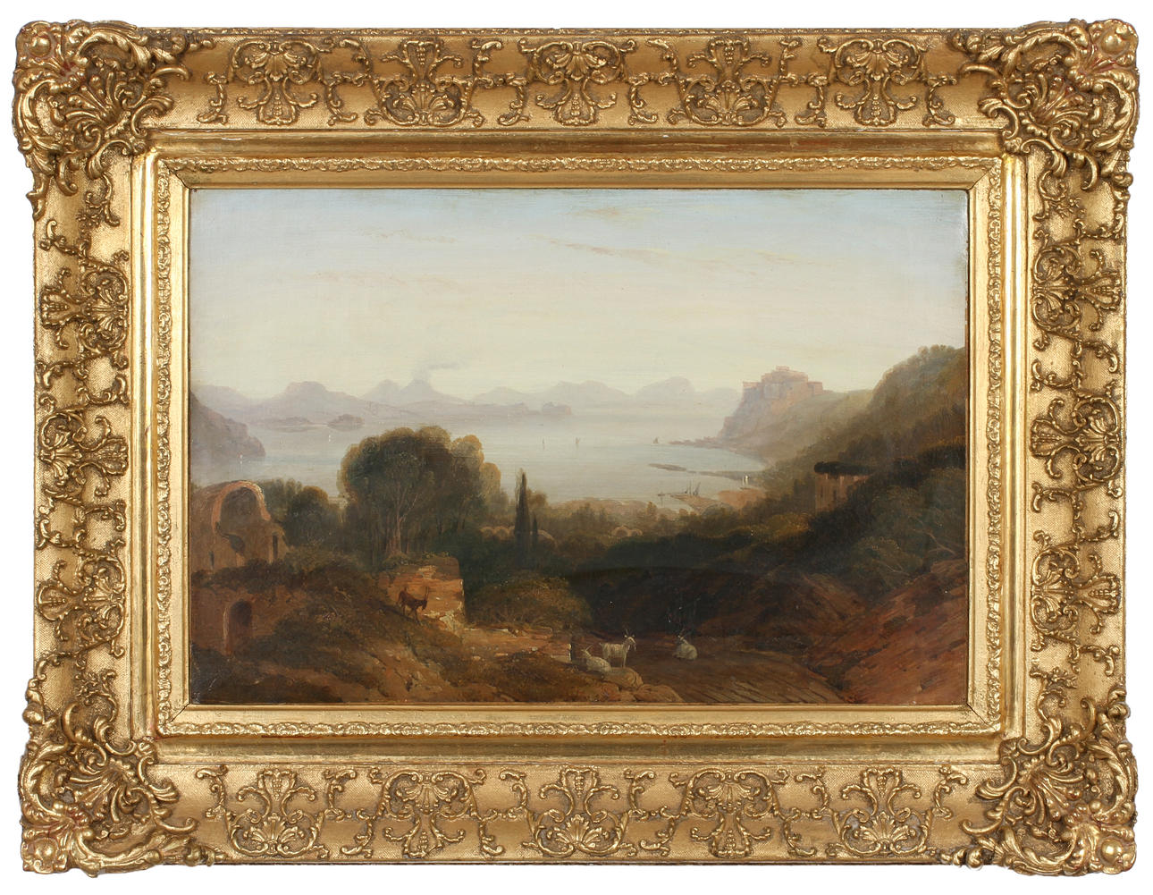 OKÄND KONSTNÄR. Olja på duk, 1800-tal.