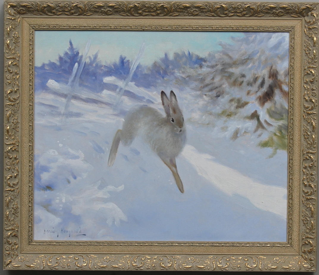 HENNING HOUGAARD, olja på duk, signerad.