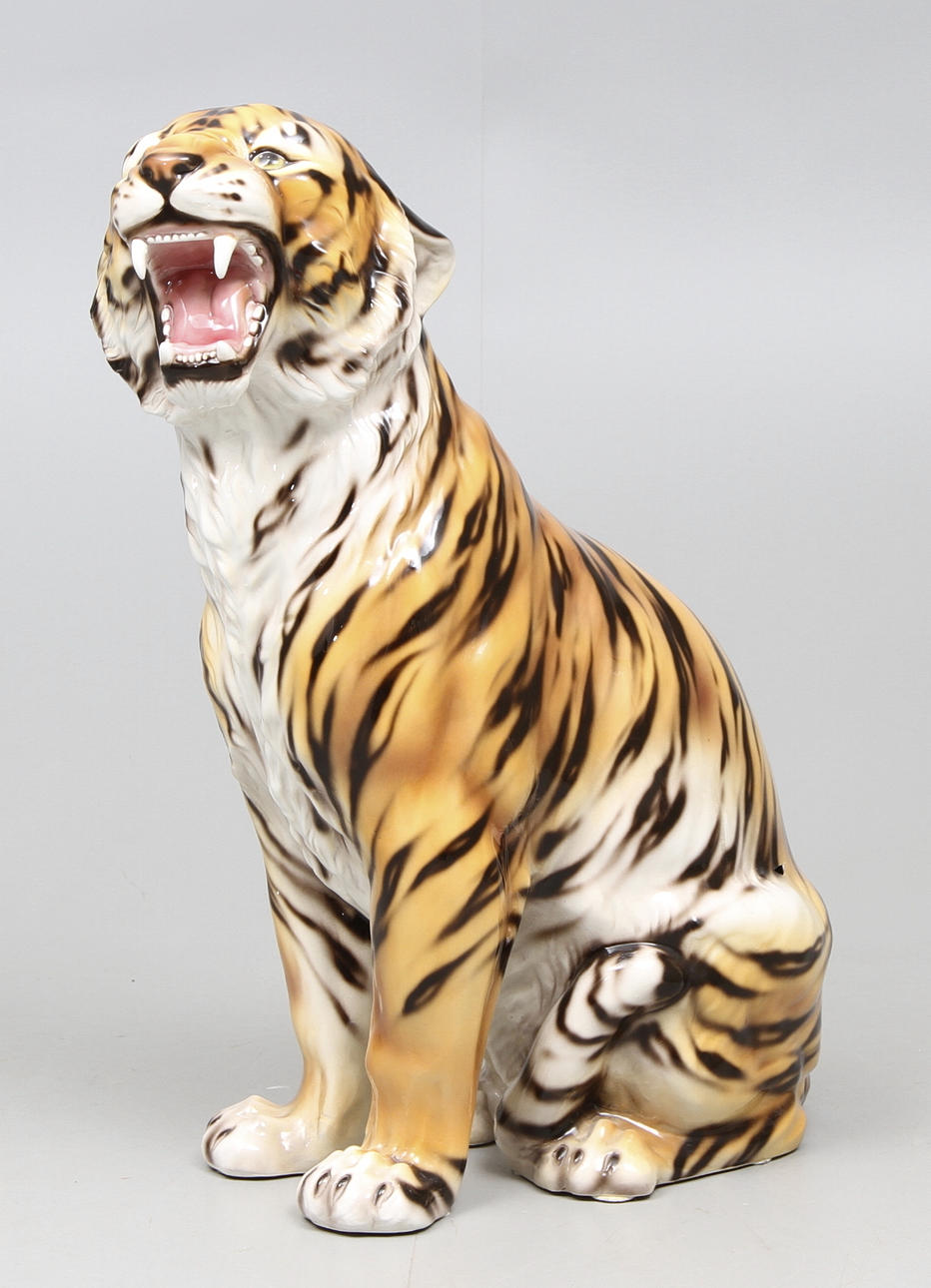 TIGER, porslin, 1900-talets andra hälft.