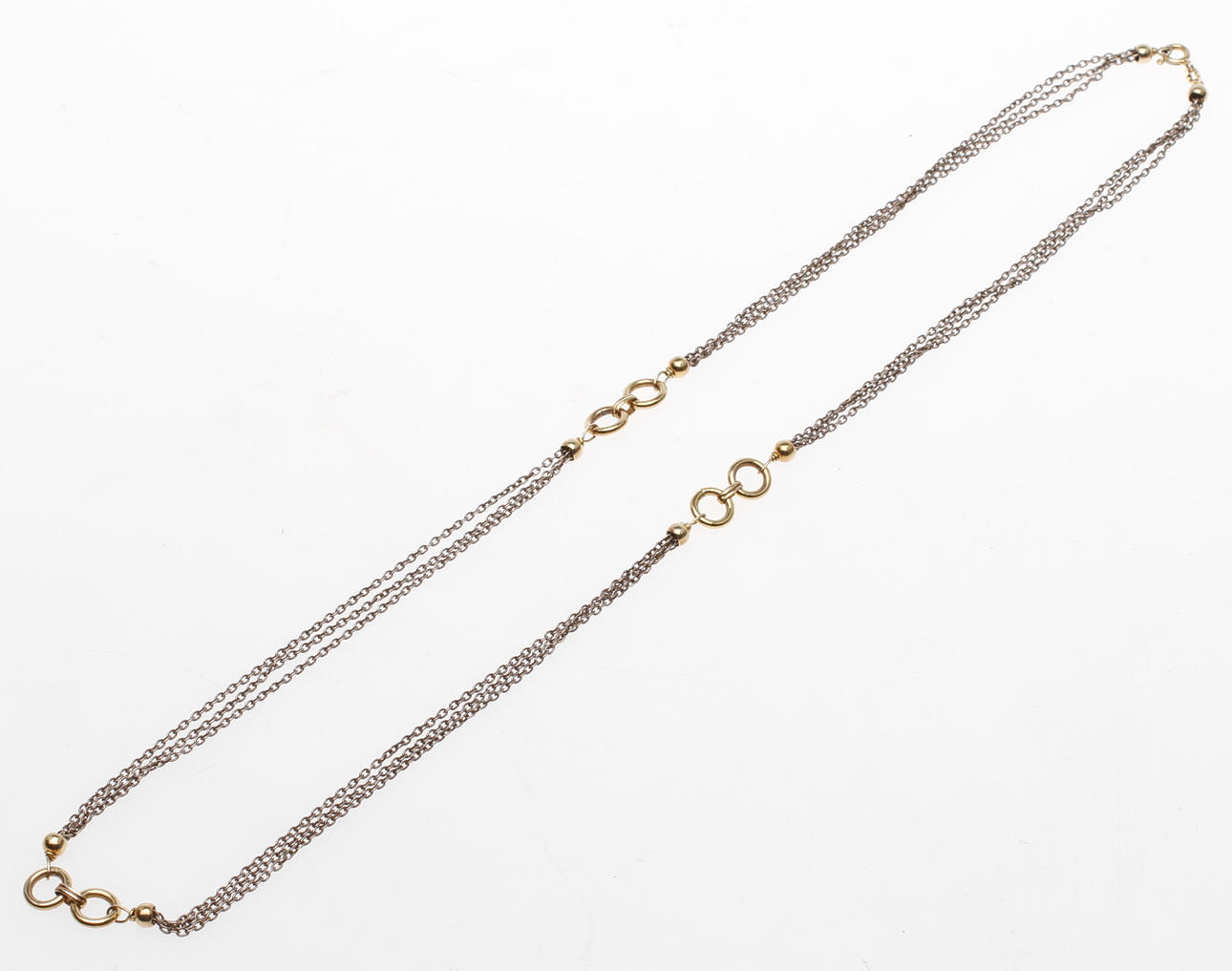 HALSBAND, silver med förgyllda detaljer, 1900-tal.