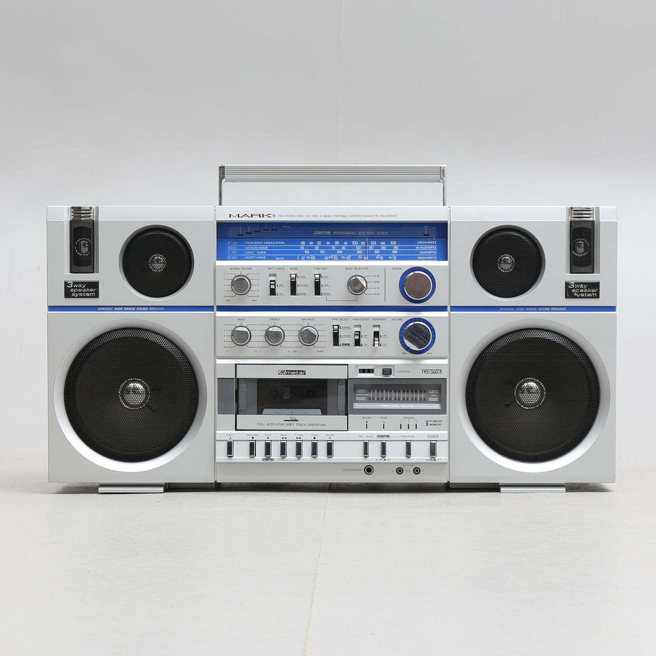 BERGSPRÄNGARE/STEREO, MARK, 1980-tal.