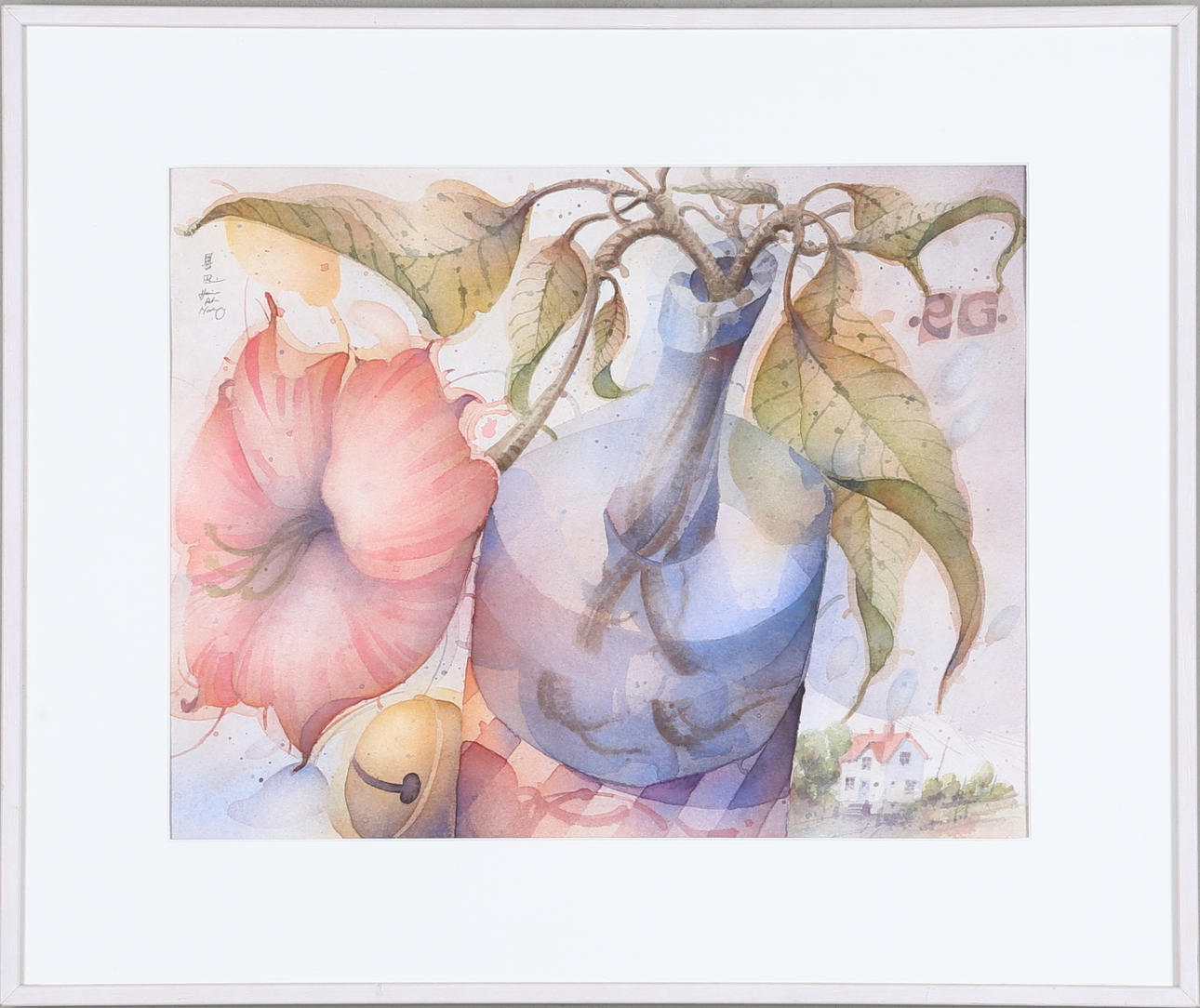 HEINER PETER NORBERG. Akvarell, signerad.