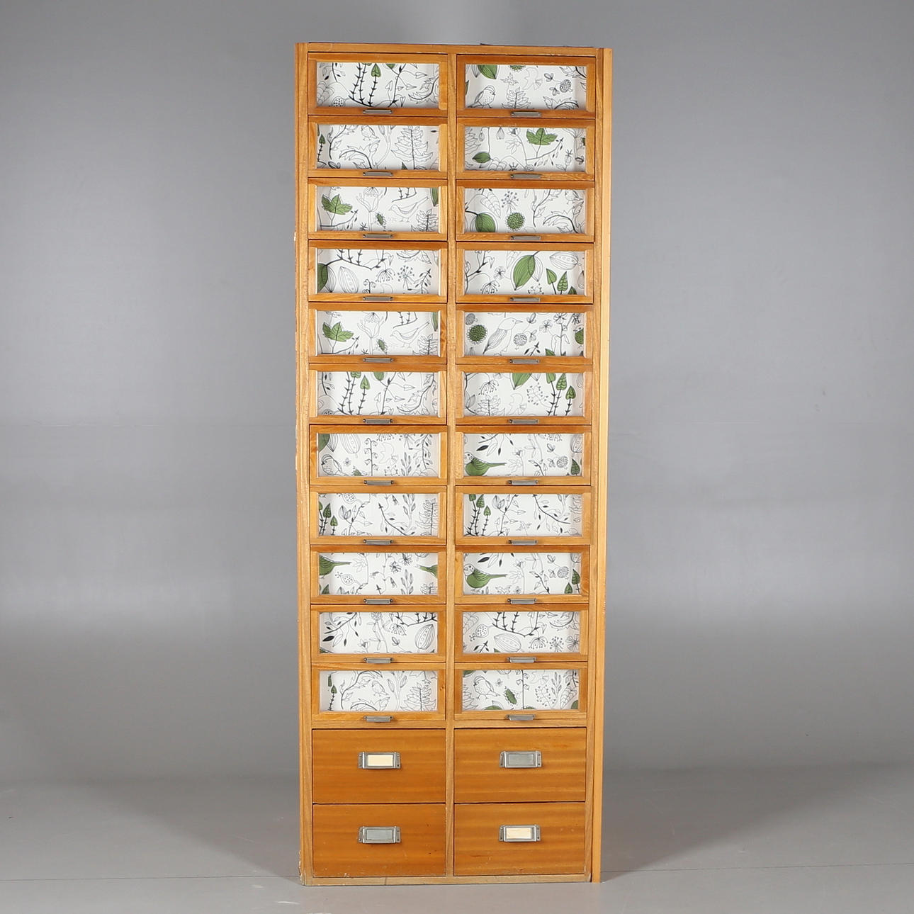 APOTEKSSKÅP, furu/ek, 1900-tal.