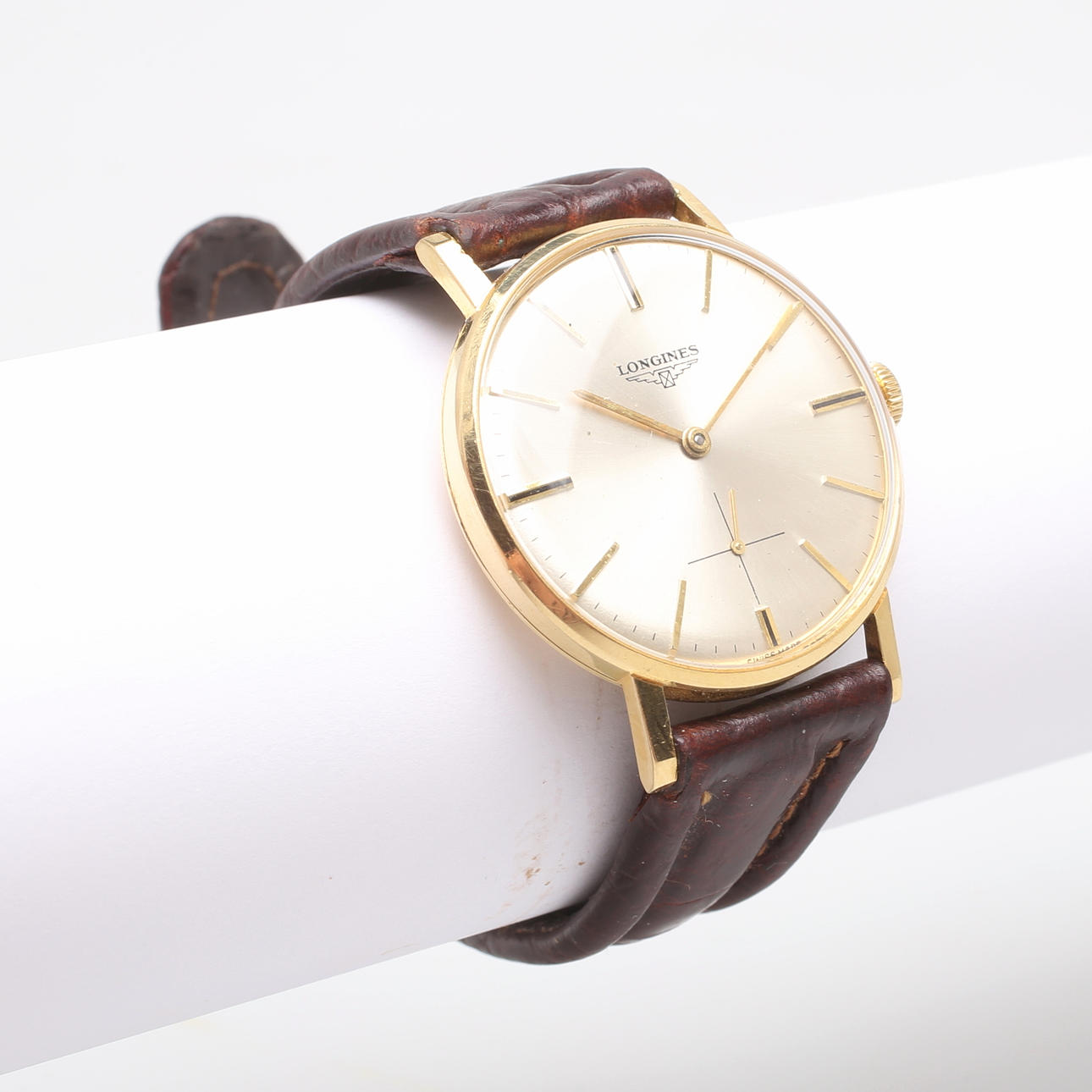 HERRARMBANDSUR, Longines, 18K guld, 1967.