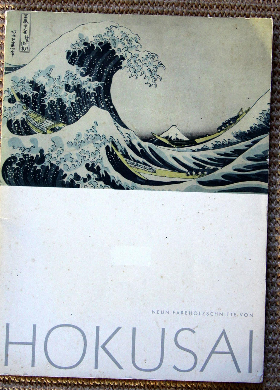HOKUSAI. FÄRG TRÄSNITT.