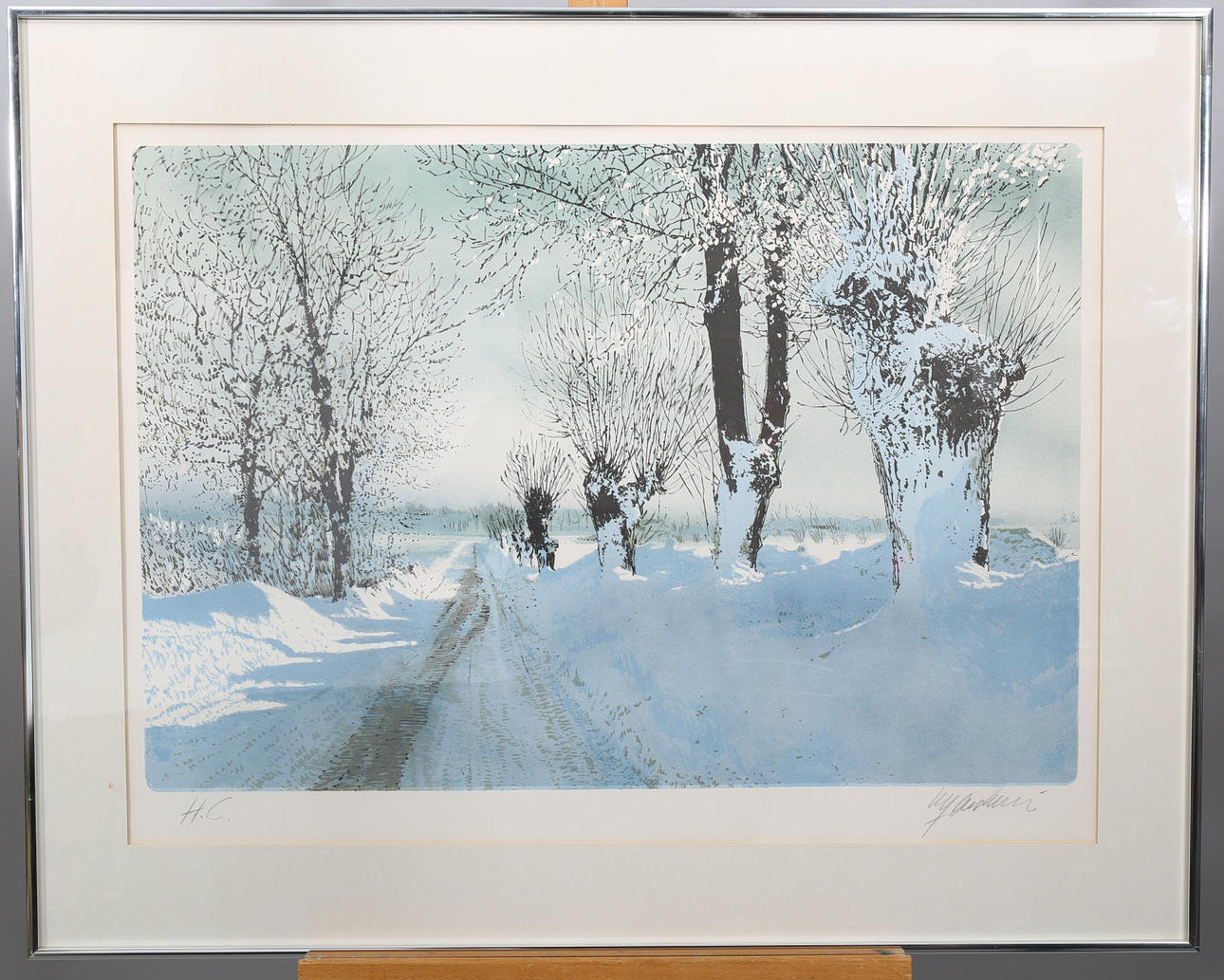 ULF ONSBERG. Litografi, provtryck, signerad.