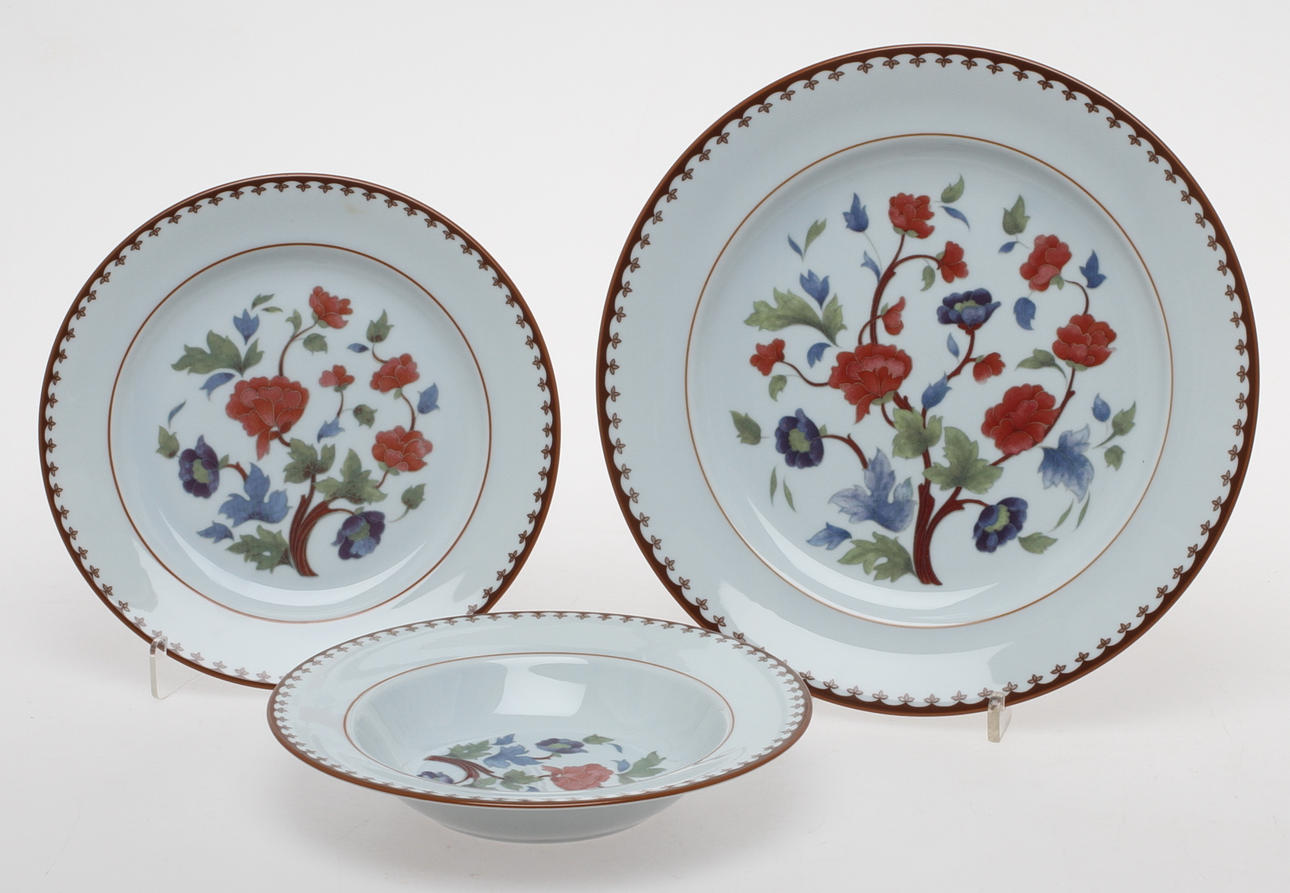 MATSERVIDSDELAR, ca 23 delar, "Eden", Jacqueline Lynd, Rörstrand.