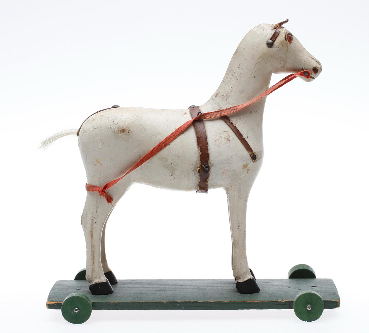 LEKSAKSHÄST, bemålat trä, tidigt 1900-tal.