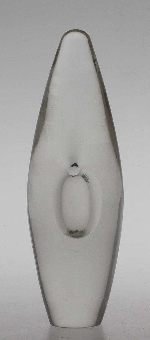 GLASSKULPTUR, "Orkidé" signerad Timo Sarpaneva.