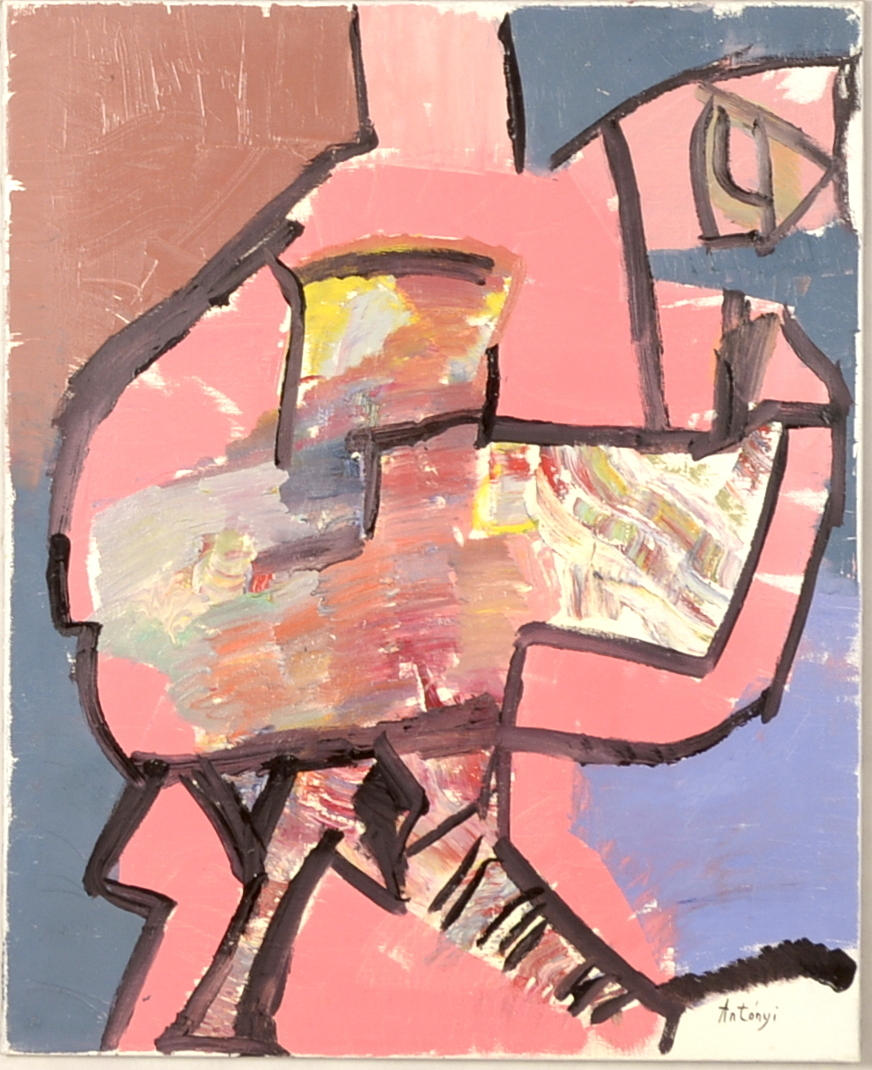 IMRE ANONYI. Oil on canvas.