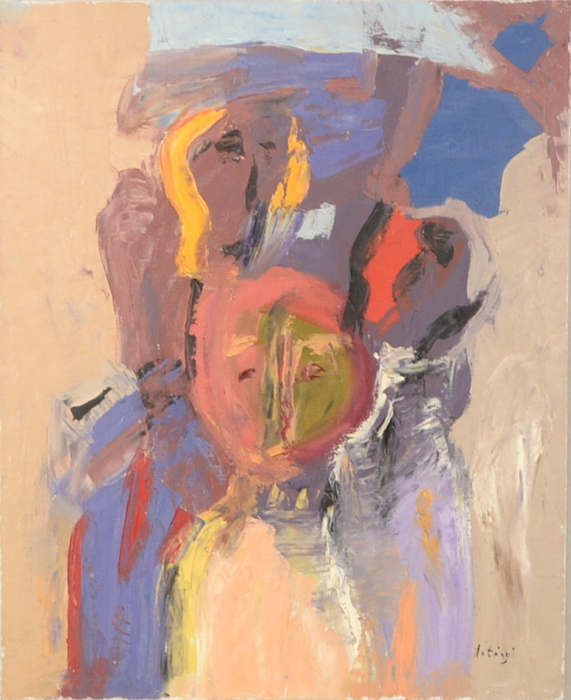 IMRE ANONYI. Oil on canvas.