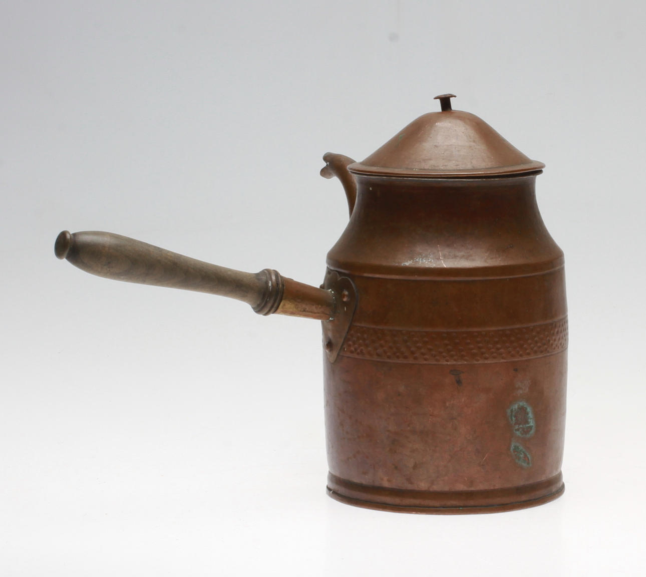 COFFEE POT, copper, marked C Hedberg Näshult 1926.