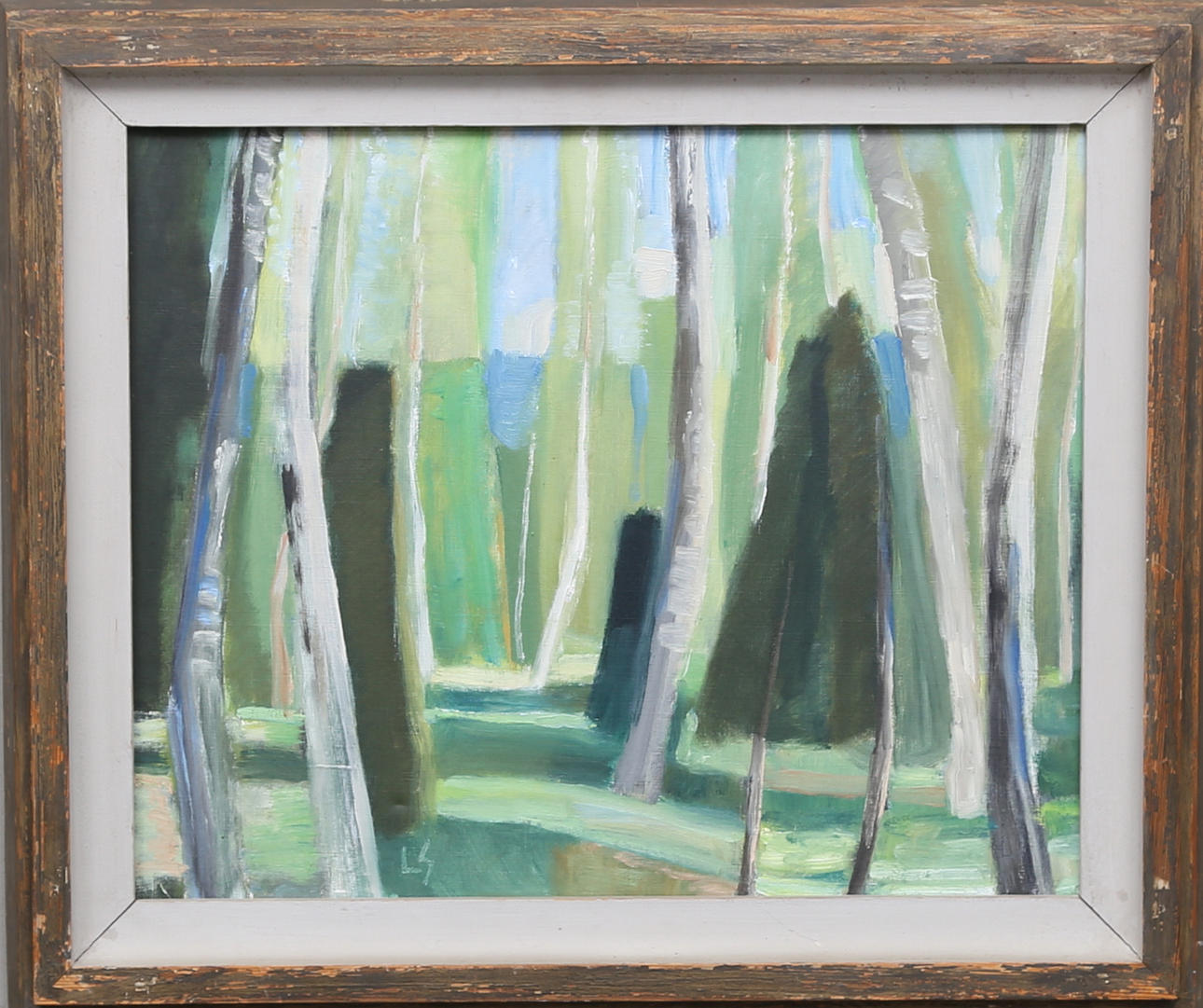 LARS SÖDERSTRÖM. Oil on canvas, monogram signed LS.