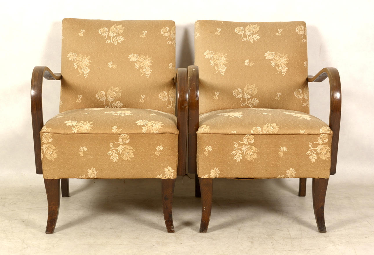 FÅTÖLJER, 1 par, 1930-tal.