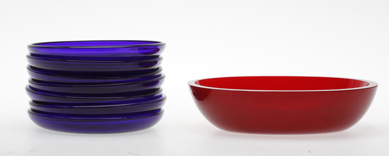 FRUKTSERVIS, 8 delar, sannolikt Reijmyre.