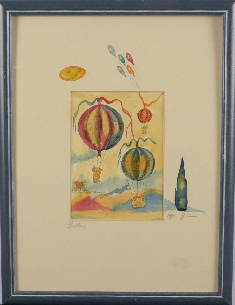 OIDENTIFIERAD KONSTNÄR. Blandteknik.