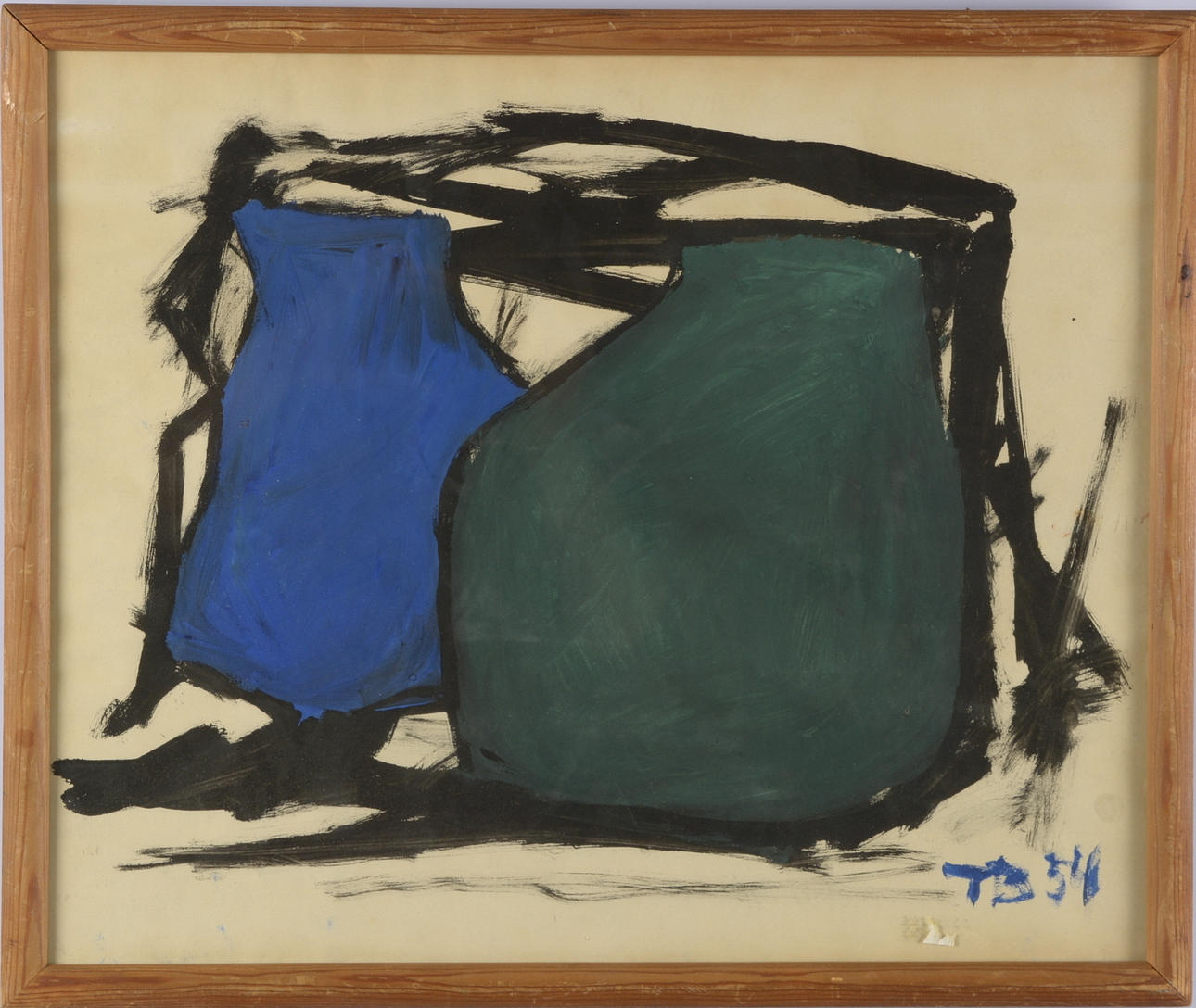 TORE BERGER. Gouache.