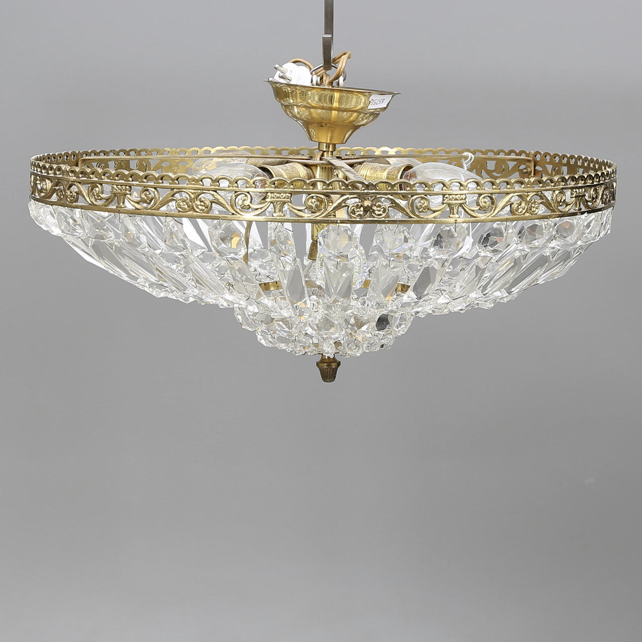 TAKPLAFOND, 1900-tal, diameter ca. 45 cm.