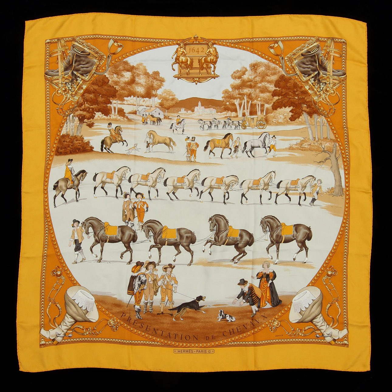 SCARF, "Presentation de Chevaux" Hermès, Paris.