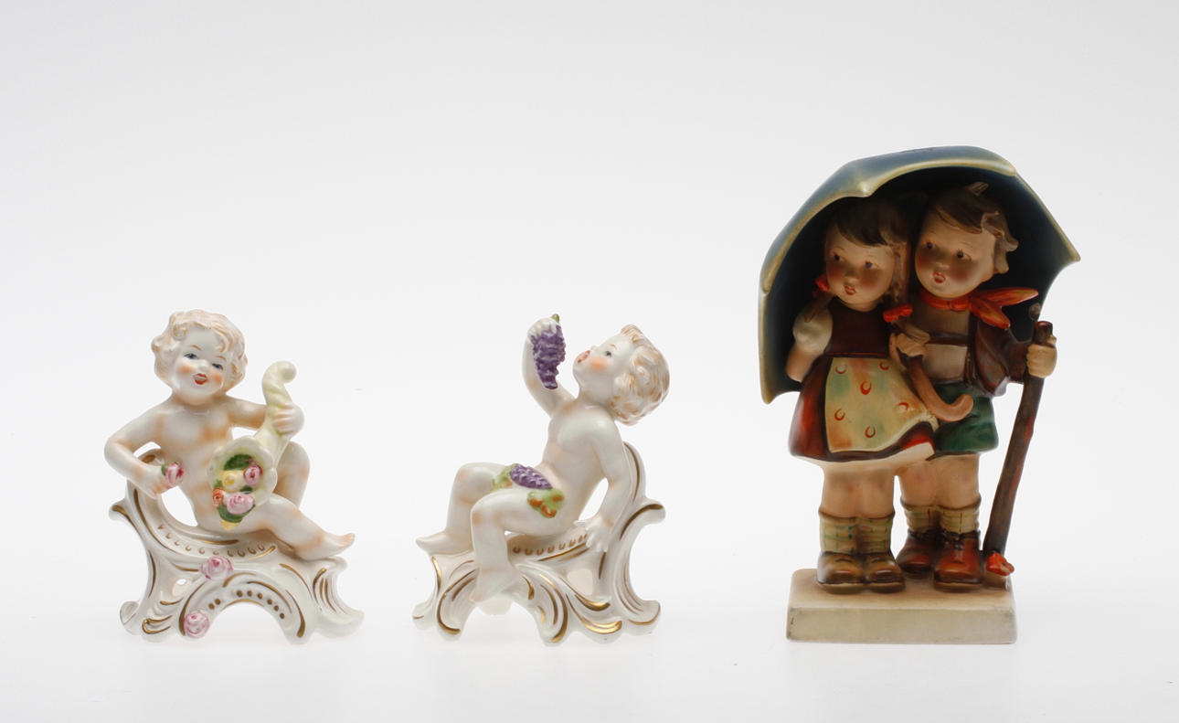 FIGURINER, 3 st, MJ Hummel, Goebel.
