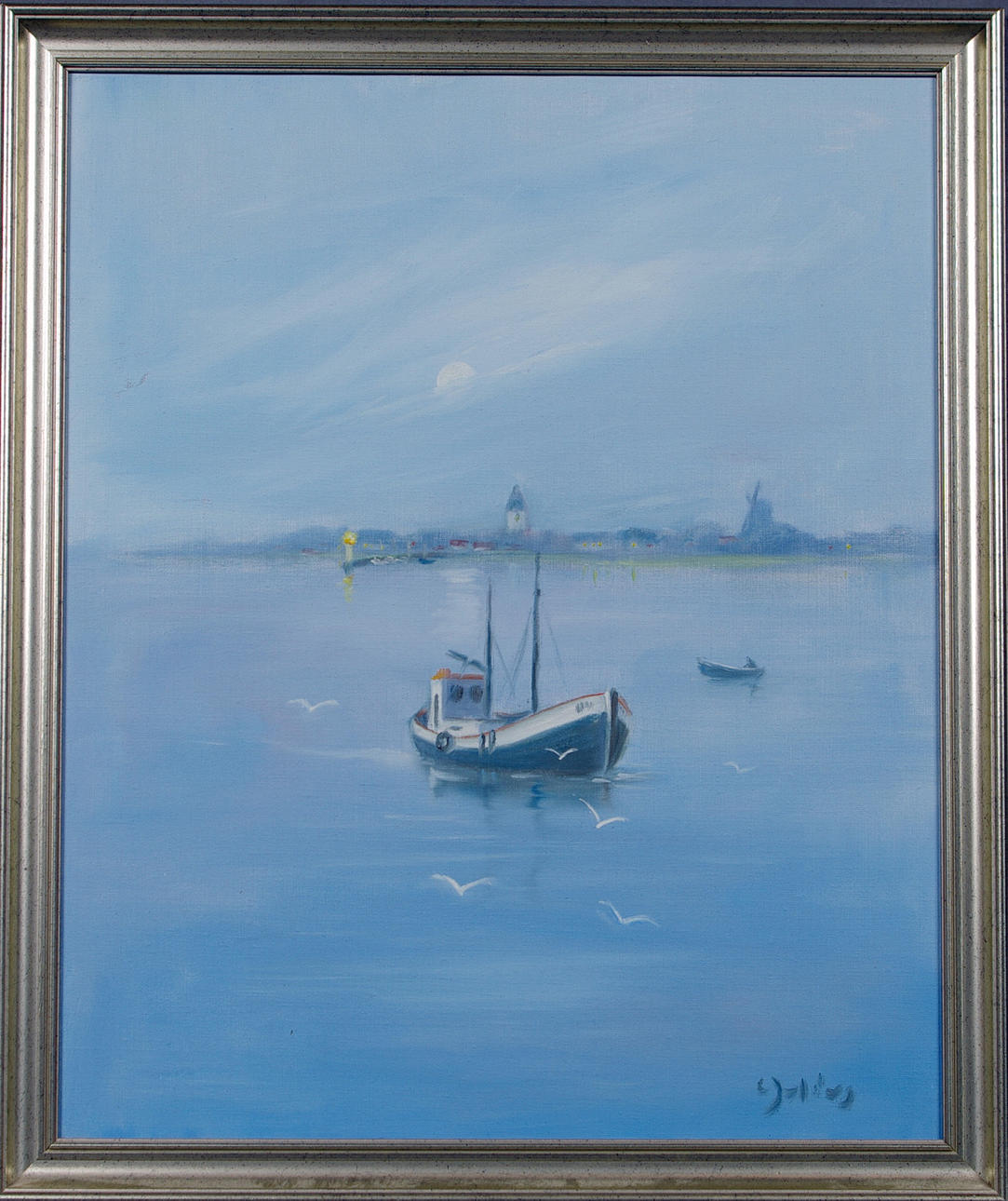 CARL JULIUS. Viken, olja på duk.