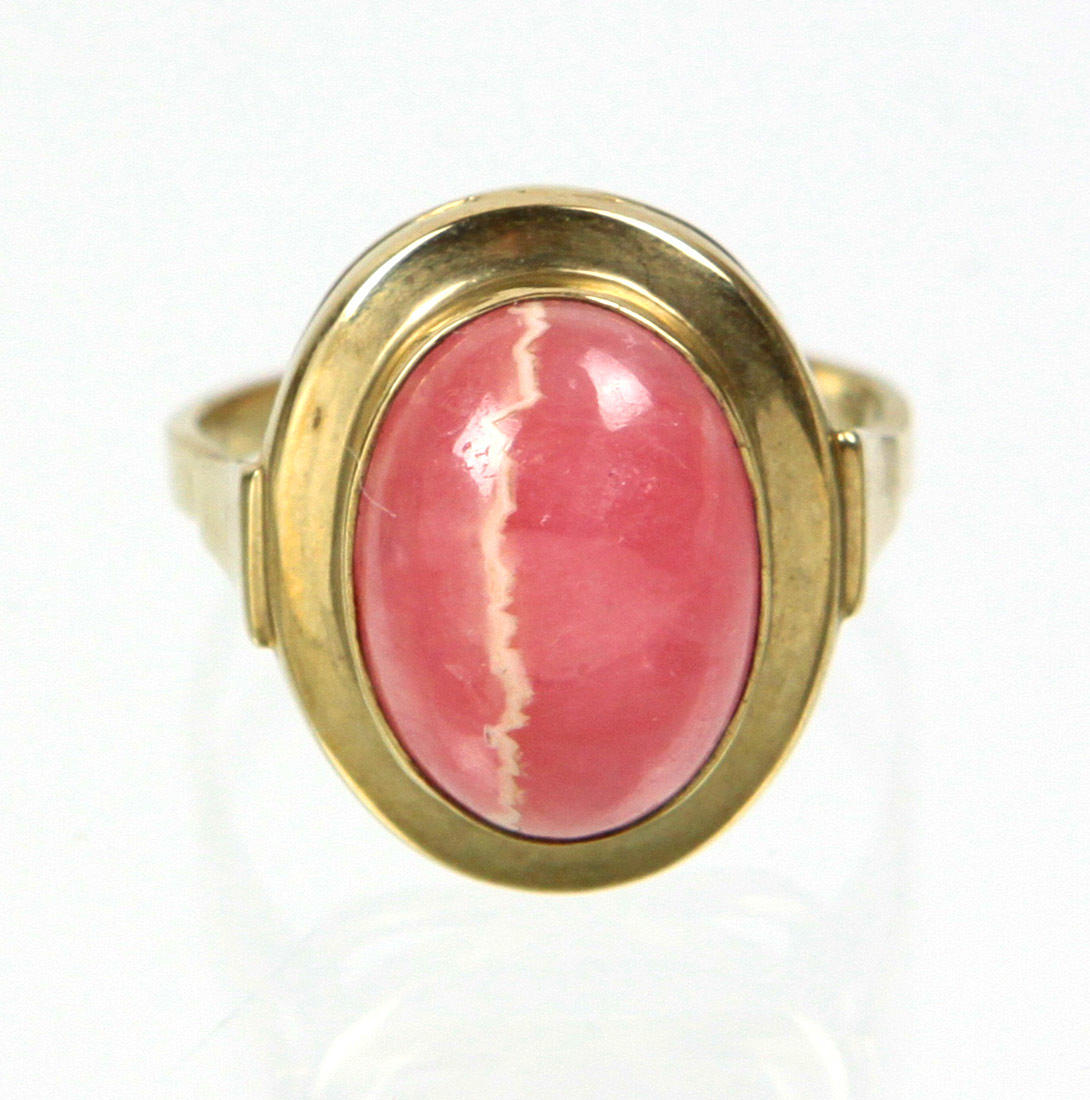 RHODOCHROSIT RING, Gold 333.