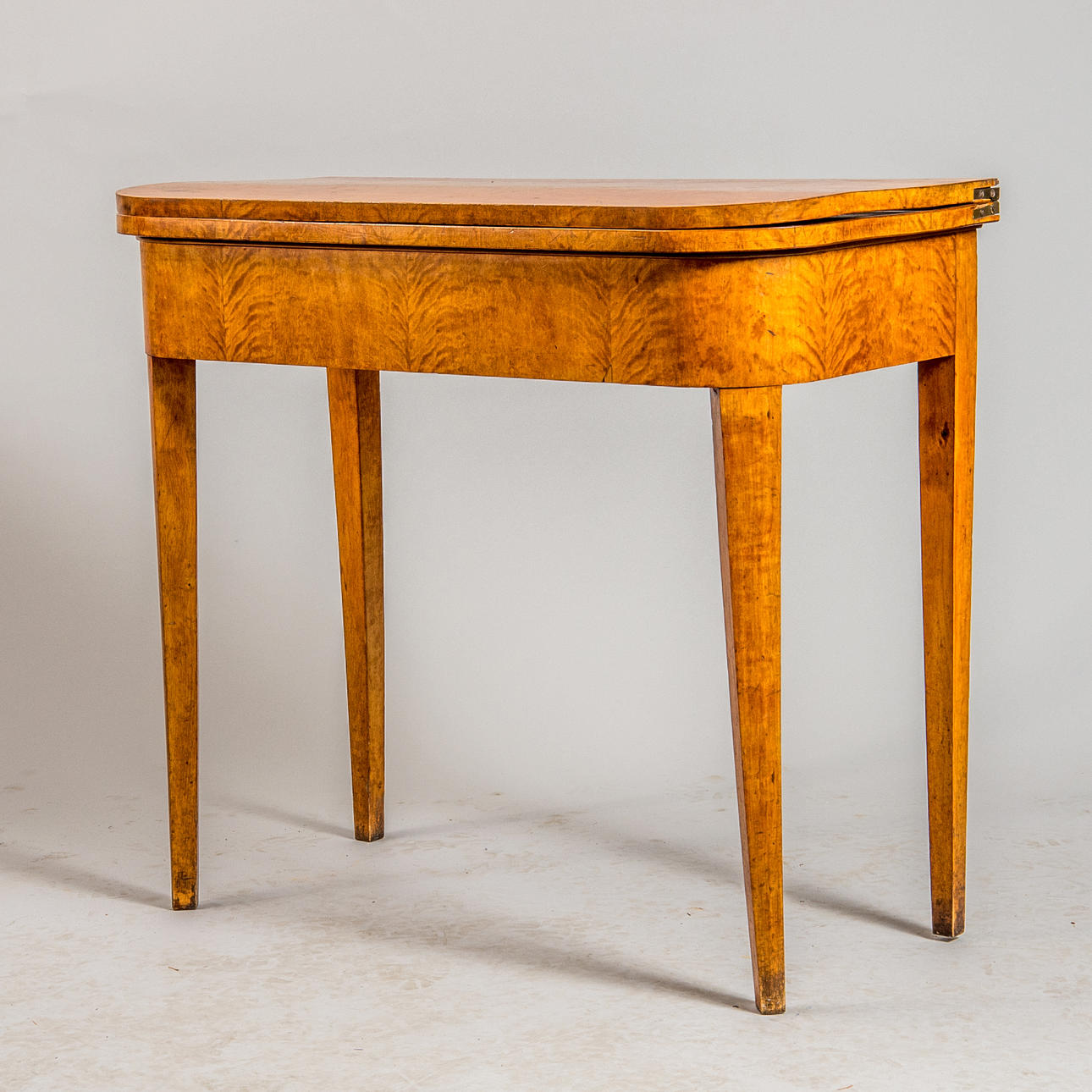 SPELBORD, björk, empire, inredd för backgammon.