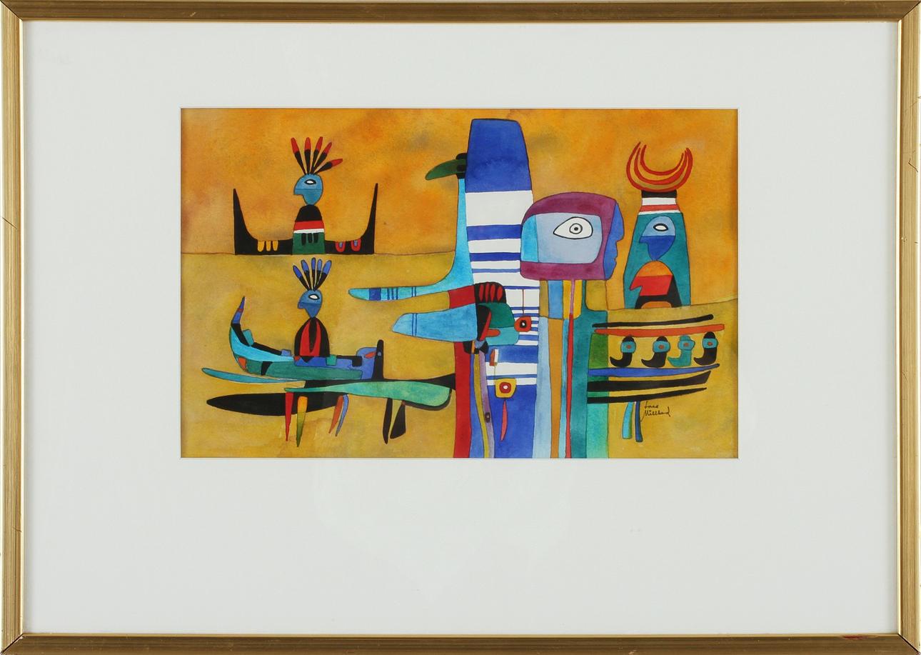 LARS MILLHED. Blandteknik, signerad.