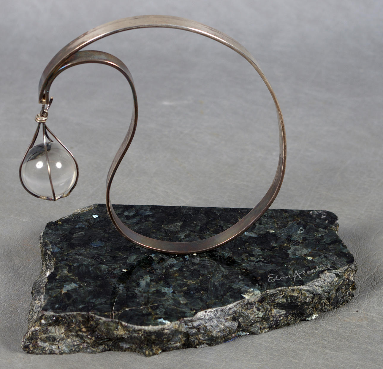 ELON ARENHILL. skulptur, silver, marmor, glas.