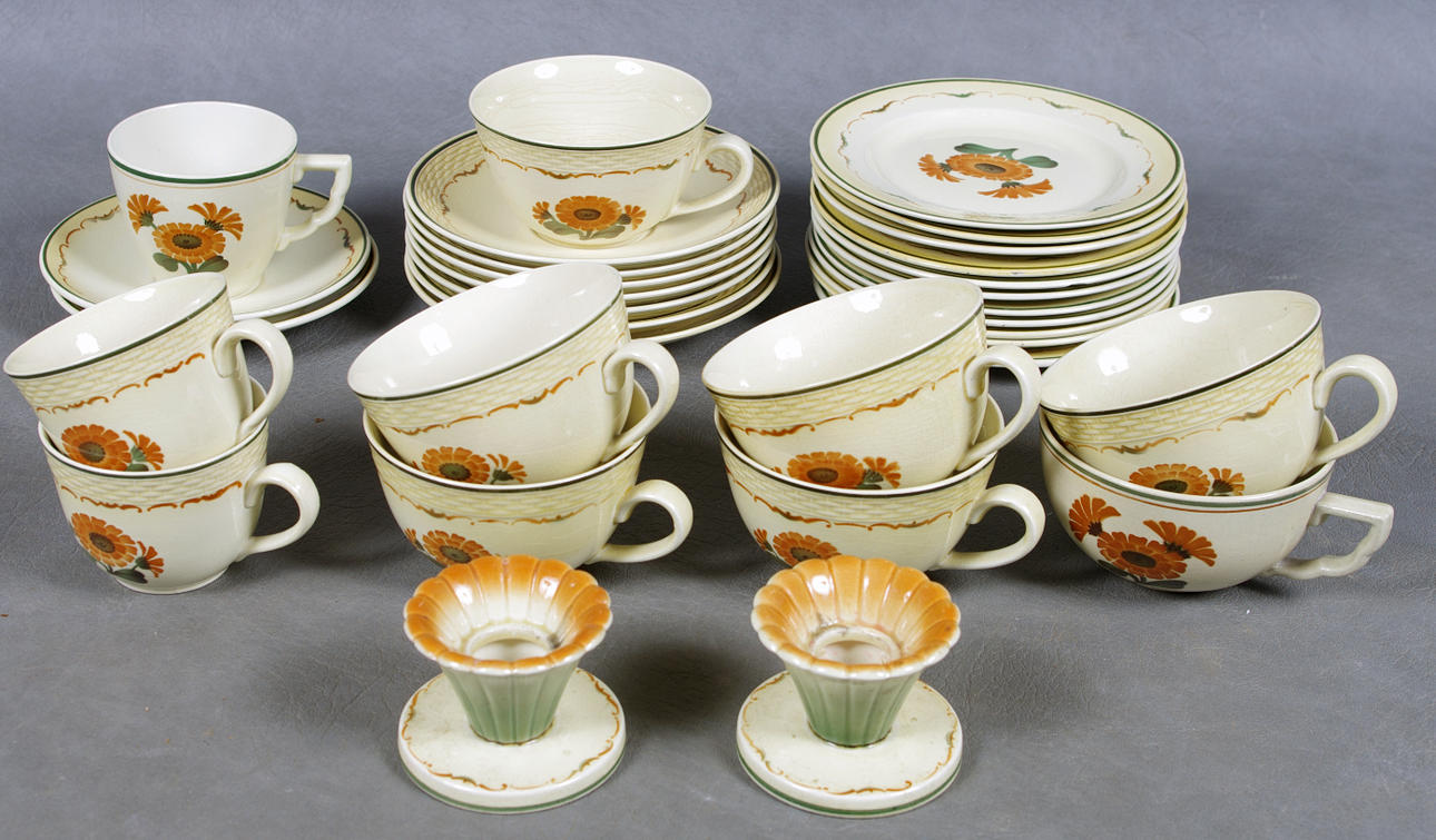 TE OCH KAFFESERVIS, "Morgenfrue", Aluminia.