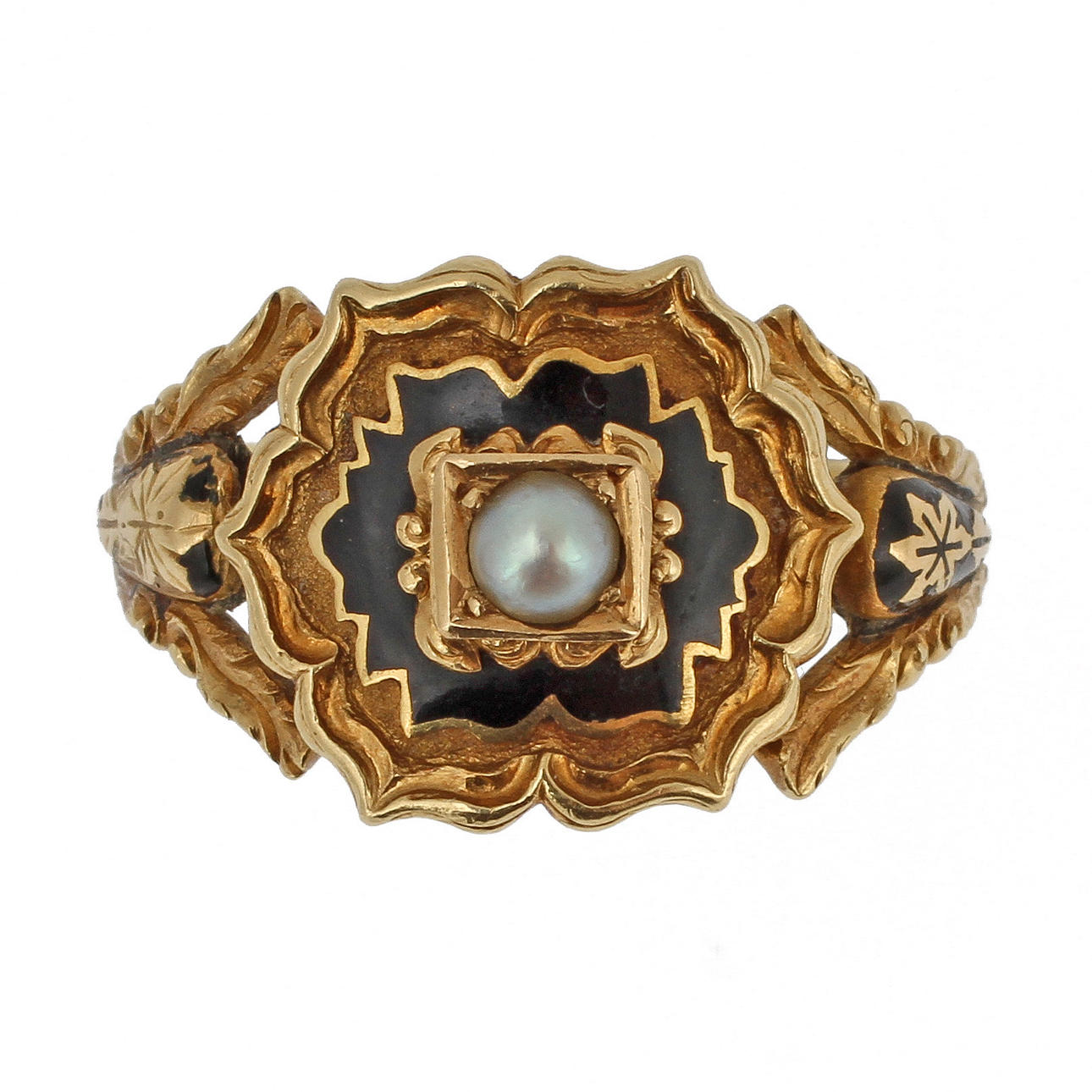 RING, guld 18 K, 4,7 gram. England.