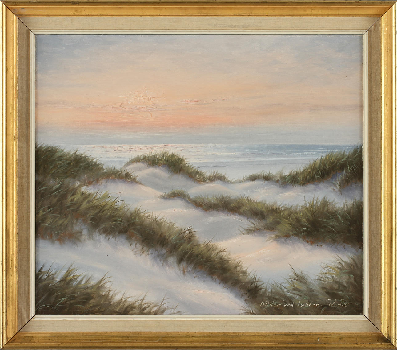 WOLMER ZIER. Olja på duk, signerad.