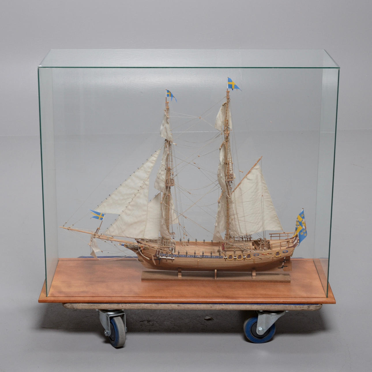 GÖRAN  ANDERSSON. SHIP MODEL., SAILING SHUTTLE.