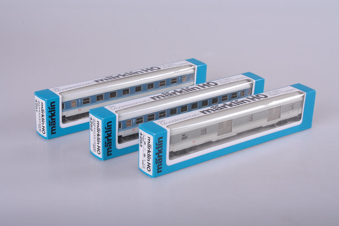 MÄRKLIN 4281, 4282, 4283, in original boxes.