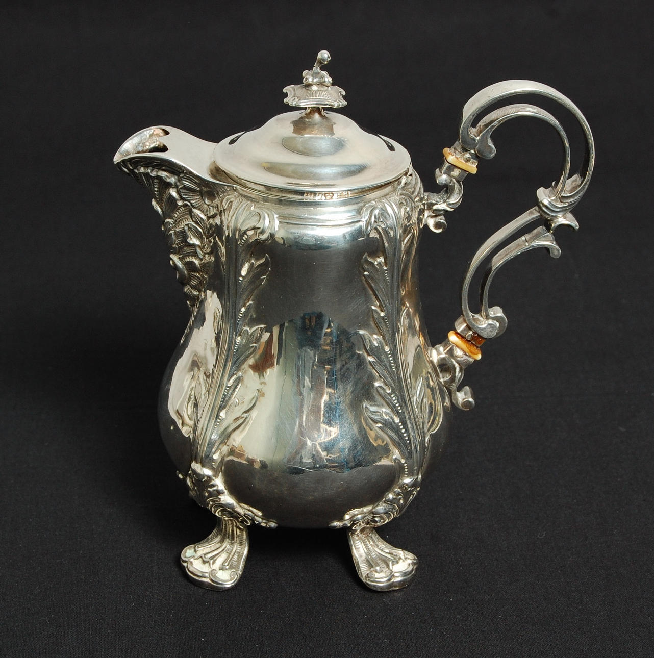 KANNA, silver, troligen Christian Hammer, Stockholm, 1852.