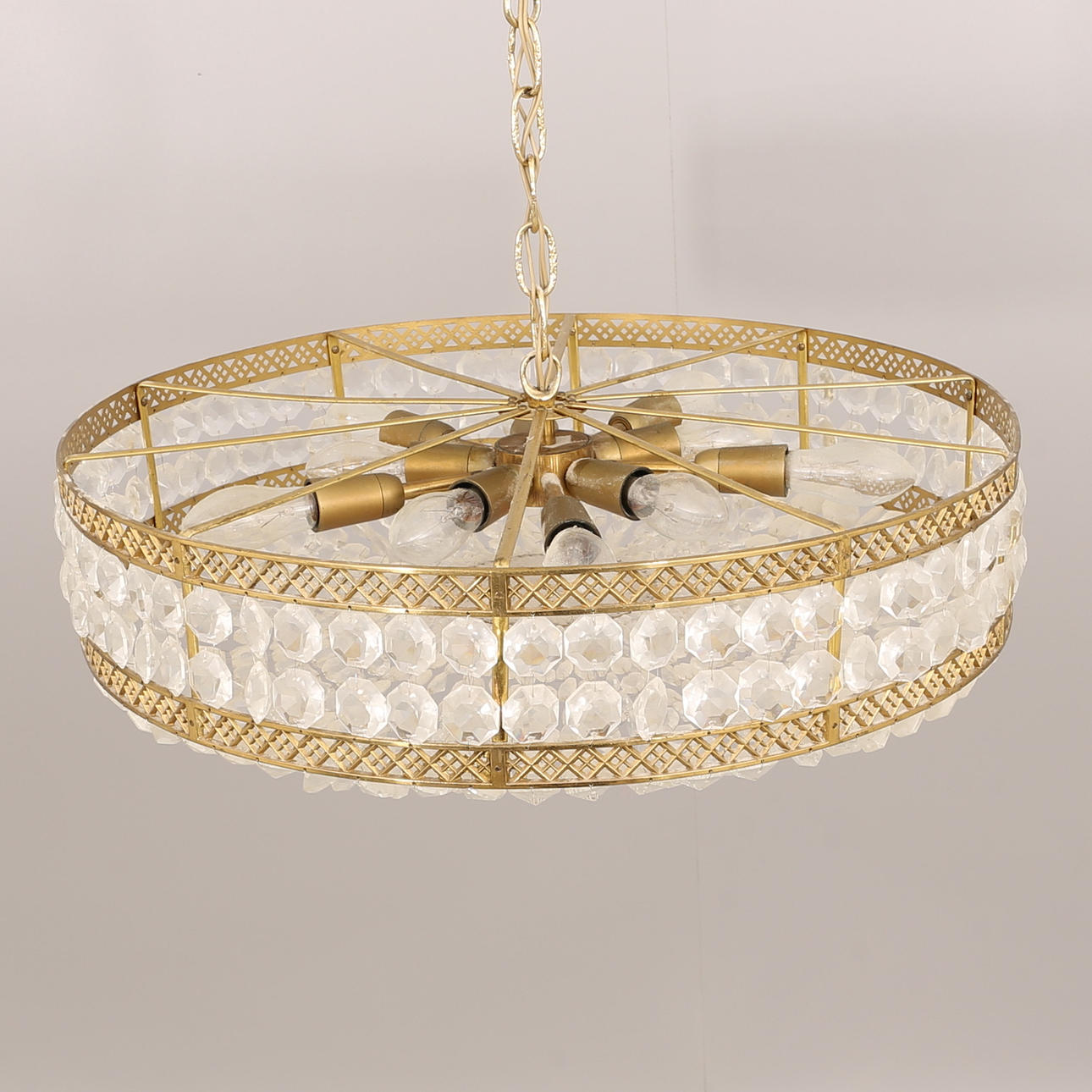 PLAFOND, glas, mässing.