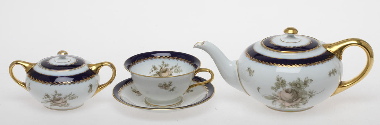 TESERVIS, 14 delar, porslin, "Balmoral" Rosenthal.