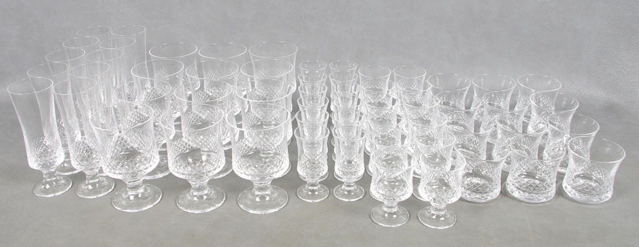 GLASSERVIS, Diadem, Skrufs glasbruk.