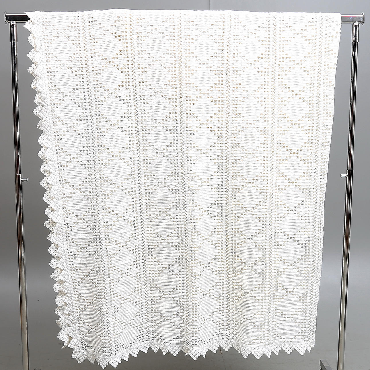 ÖVERKAST, virkat, för dubbelsäng, 1900-tal.