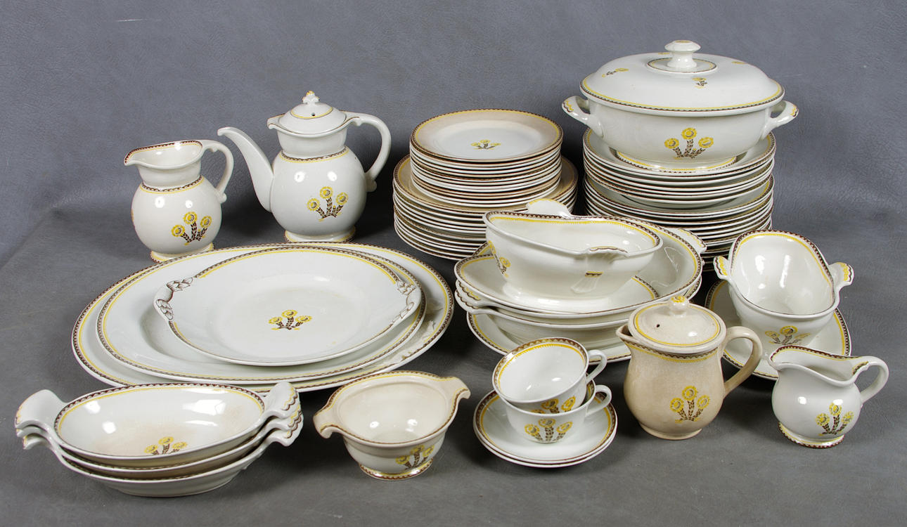 MAT OCH KAFFESERVISDELAR, Tussilago, Gustavsberg.