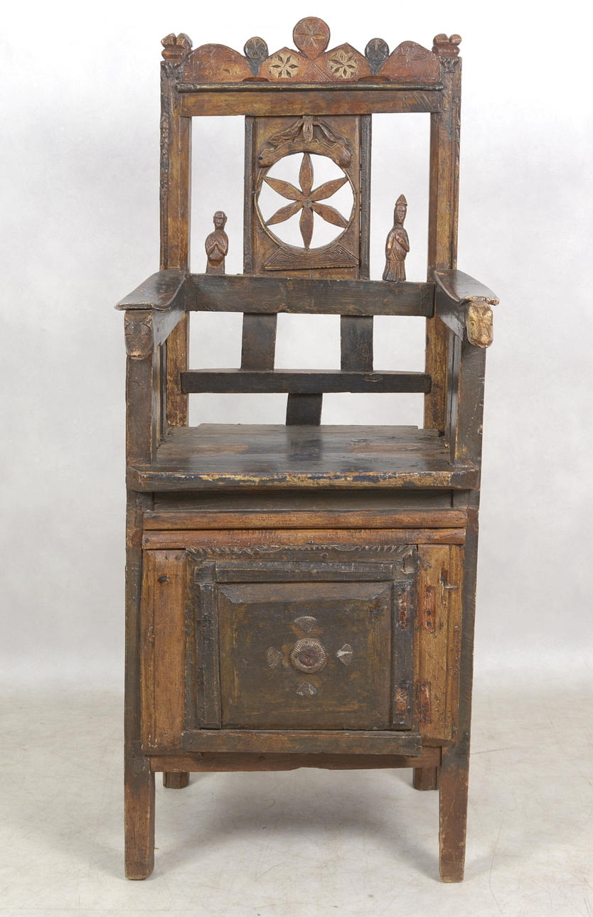 KARMSTOL, allmoge, 1700-tal.