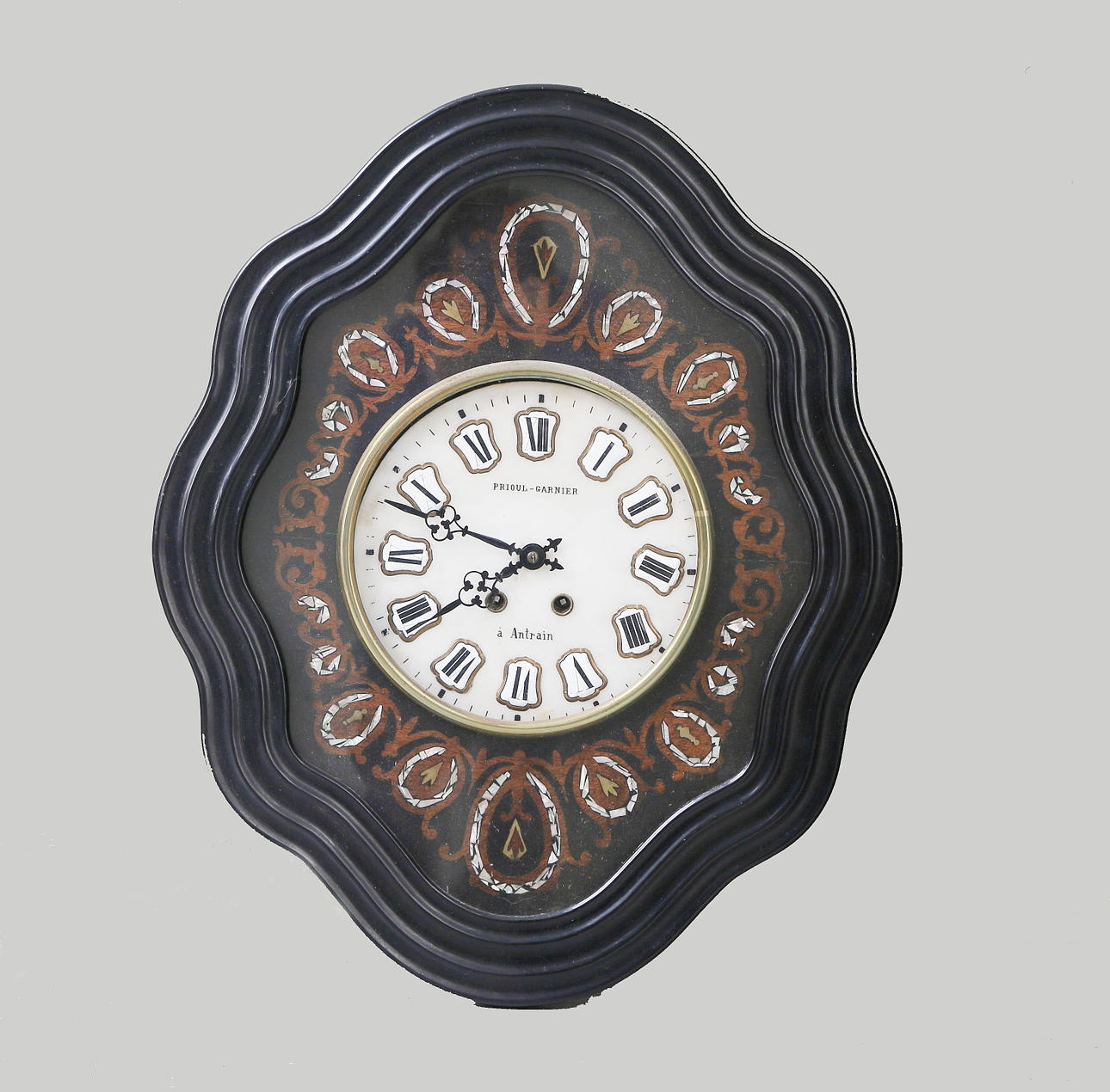 WALL CLOCK, so-called leija clock, early 20th century.