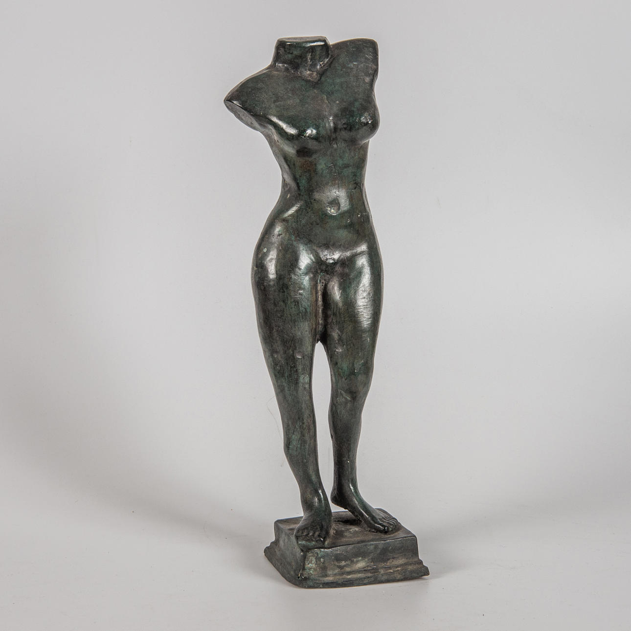 SCULPTURE, torso, bronze, contemporary.